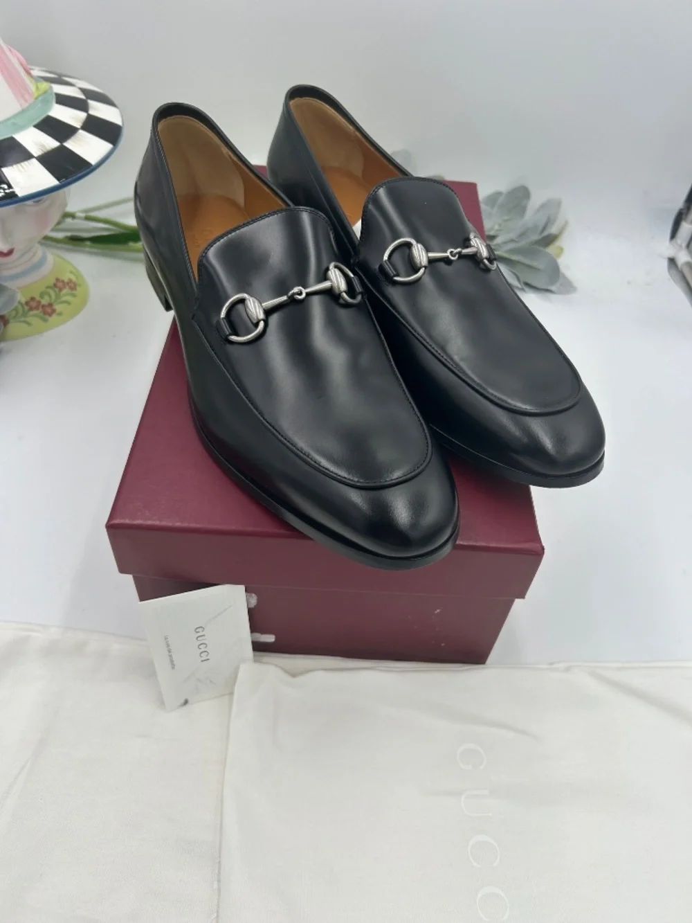 Men’s Gucci Horsebit Leather Loafers Size 10.5/fits 11.5 US. Made in Italy.